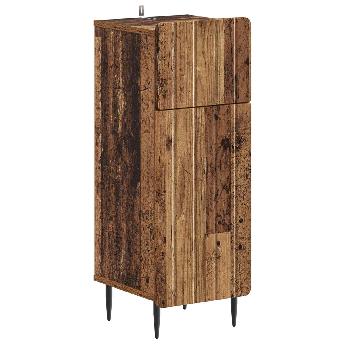 Badkamer Opbergkast ZWOLLE Oud hout 30 x 31 x 79,5 cm is nu te koop bij PeponiXL, paradijselijk wonen!