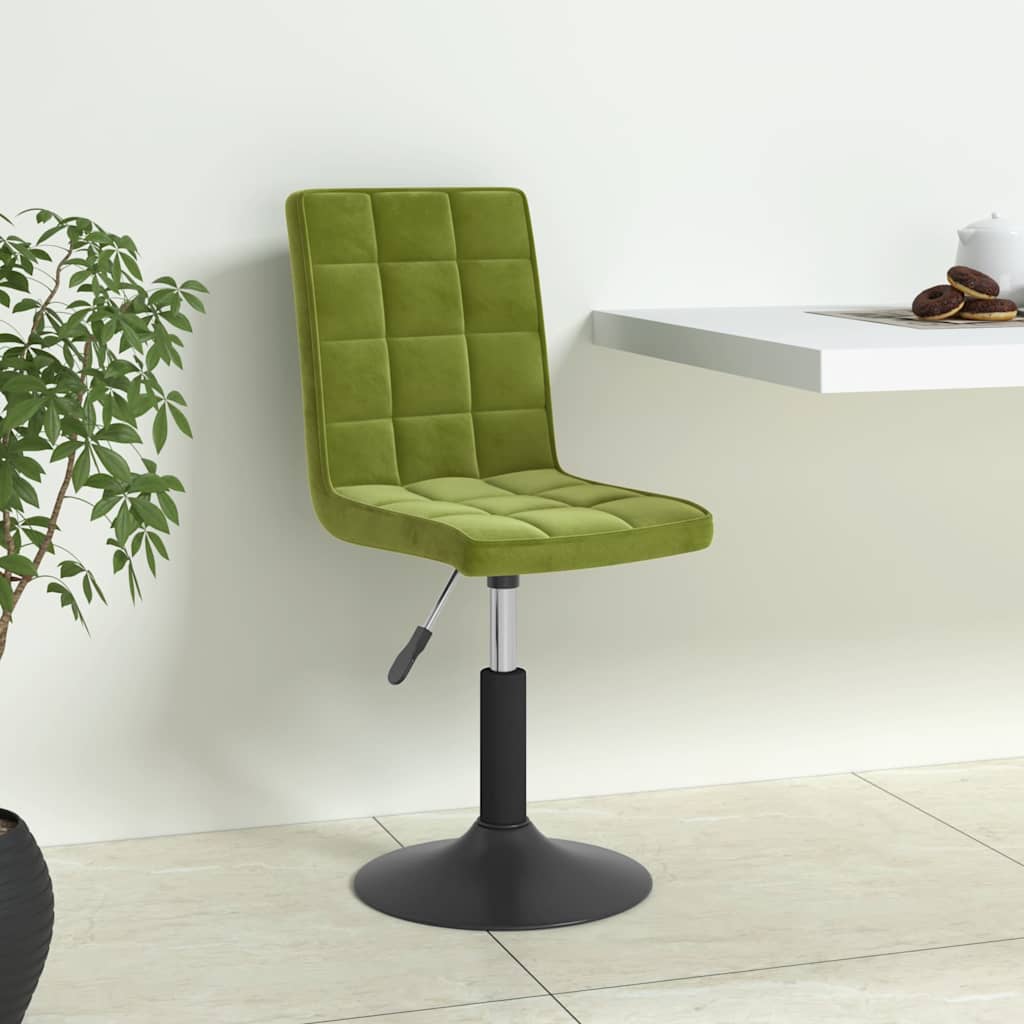 Eetkamerstoelen draaibaar 6 st fluweel lichtgroen is nu te koop bij PeponiXL, paradijselijk wonen!