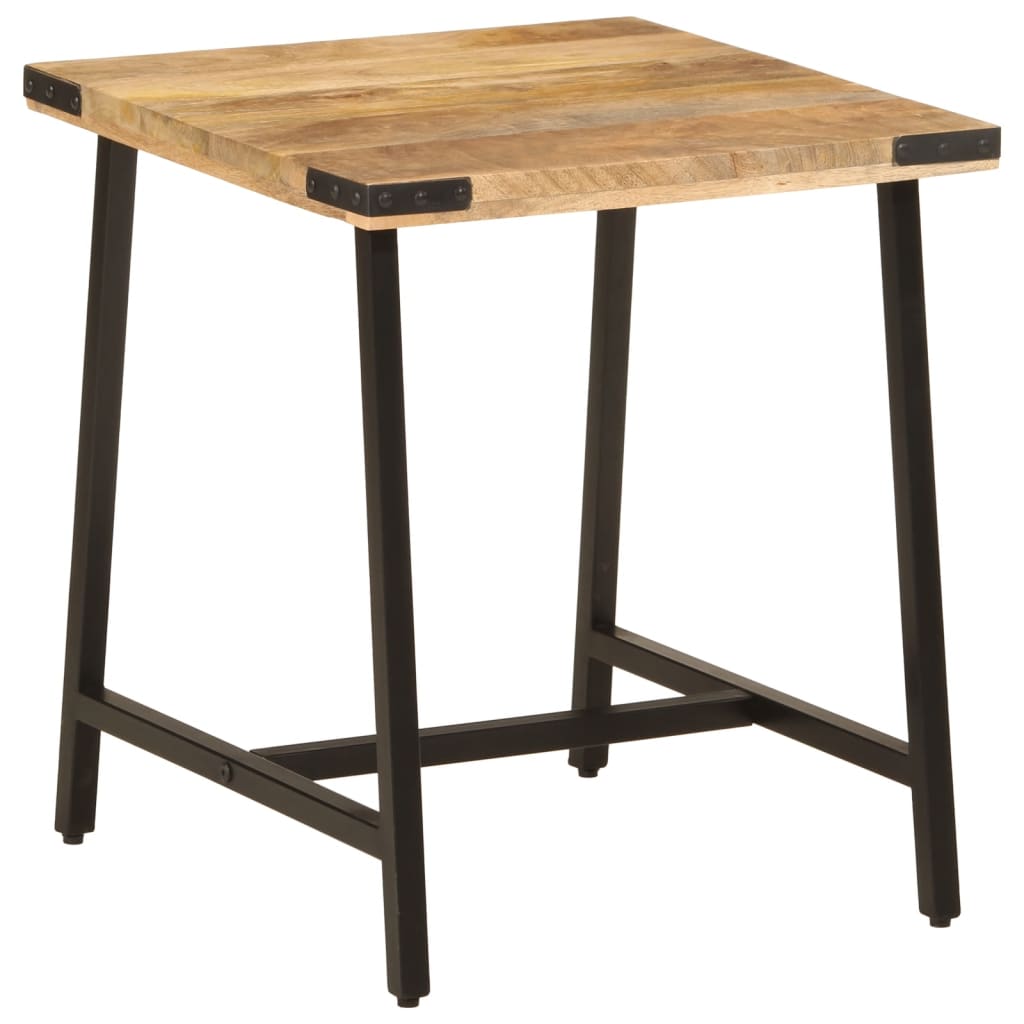 Bijzettafel 45x45x50 cm massief mangohout en ijzer is nu te koop bij PeponiXL, paradijselijk wonen!