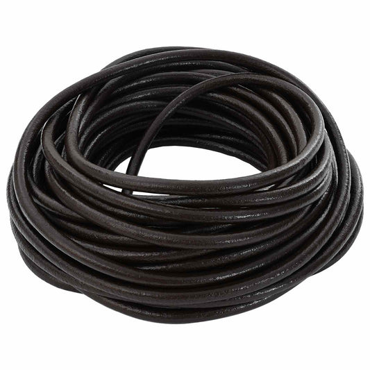 Leren Koord Donkerbruin Ø5 mm x 5 m Leer is nu te koop bij PeponiXL, paradijselijk wonen!