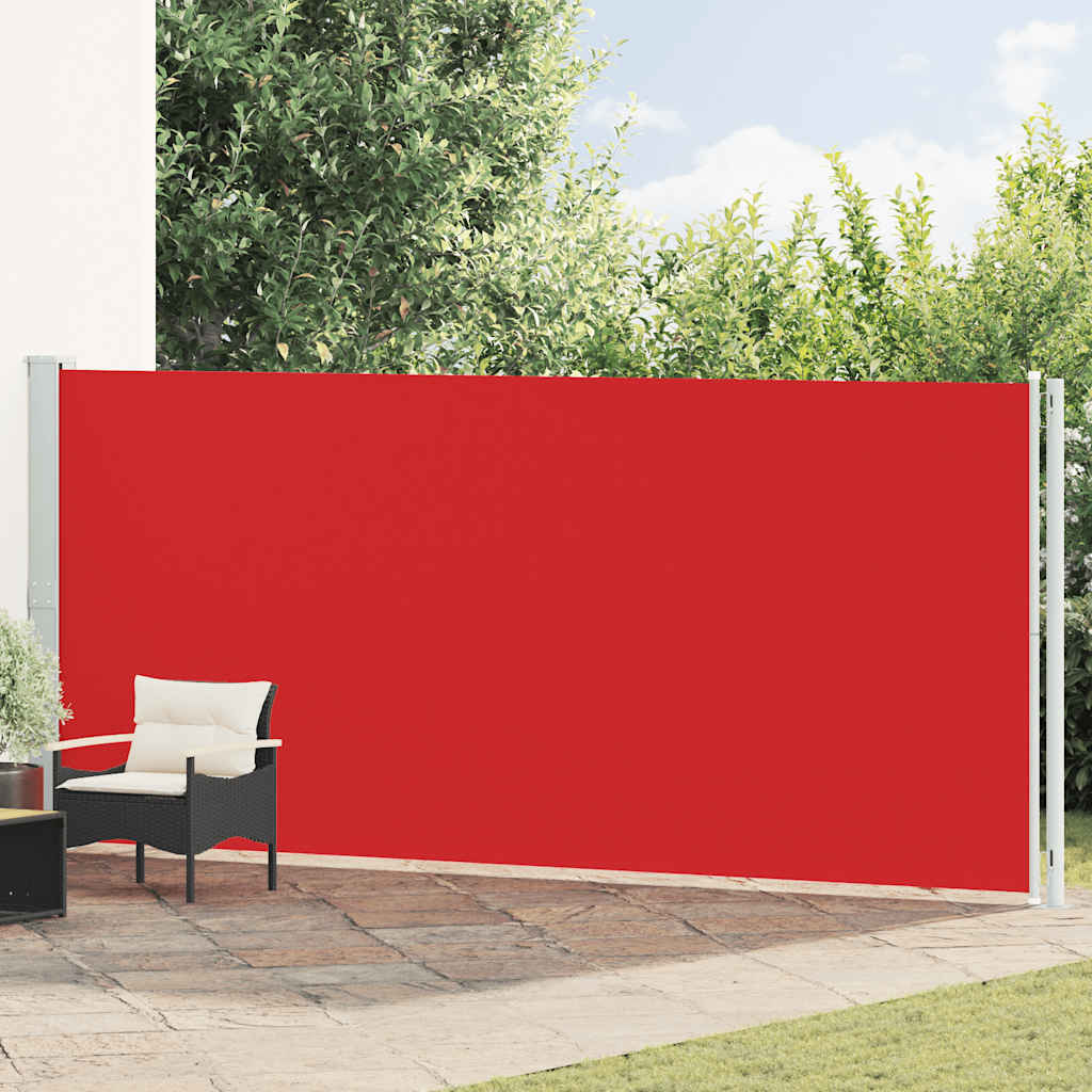 Tuinscherm uittrekbaar 180x600 cm rood is nu te koop bij PeponiXL, paradijselijk wonen!