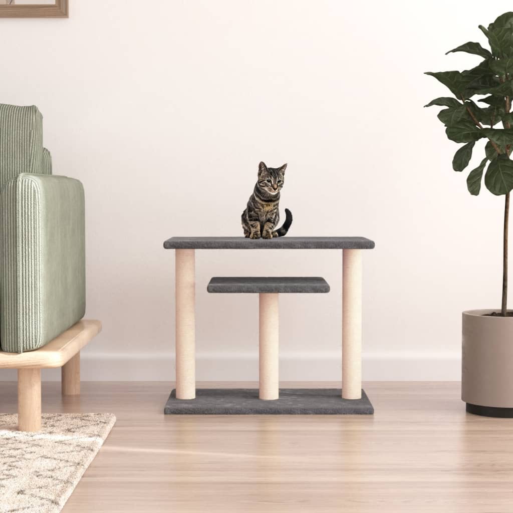 Krabpaal met platforms 62,5 cm donkergrijs is nu te koop bij PeponiXL, paradijselijk wonen!
