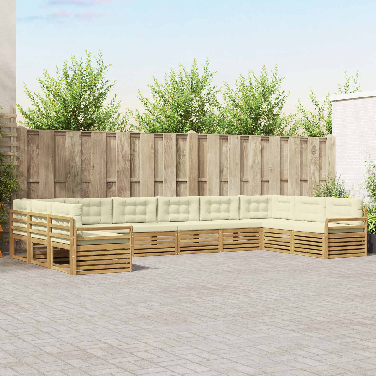 Sofa-Sets Massief Acaciahout is nu te koop bij PeponiXL, paradijselijk wonen!