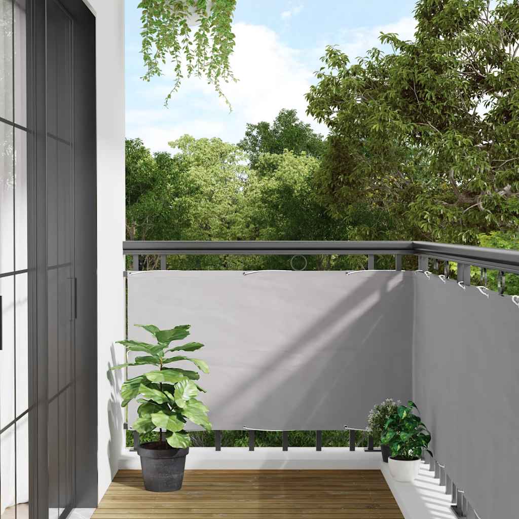 Balkonscherm 600x90 cm PVC grijs is nu te koop bij PeponiXL, paradijselijk wonen!