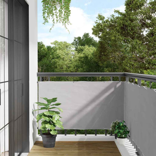 Balkonscherm 600x90 cm PVC grijs is nu te koop bij PeponiXL, paradijselijk wonen!