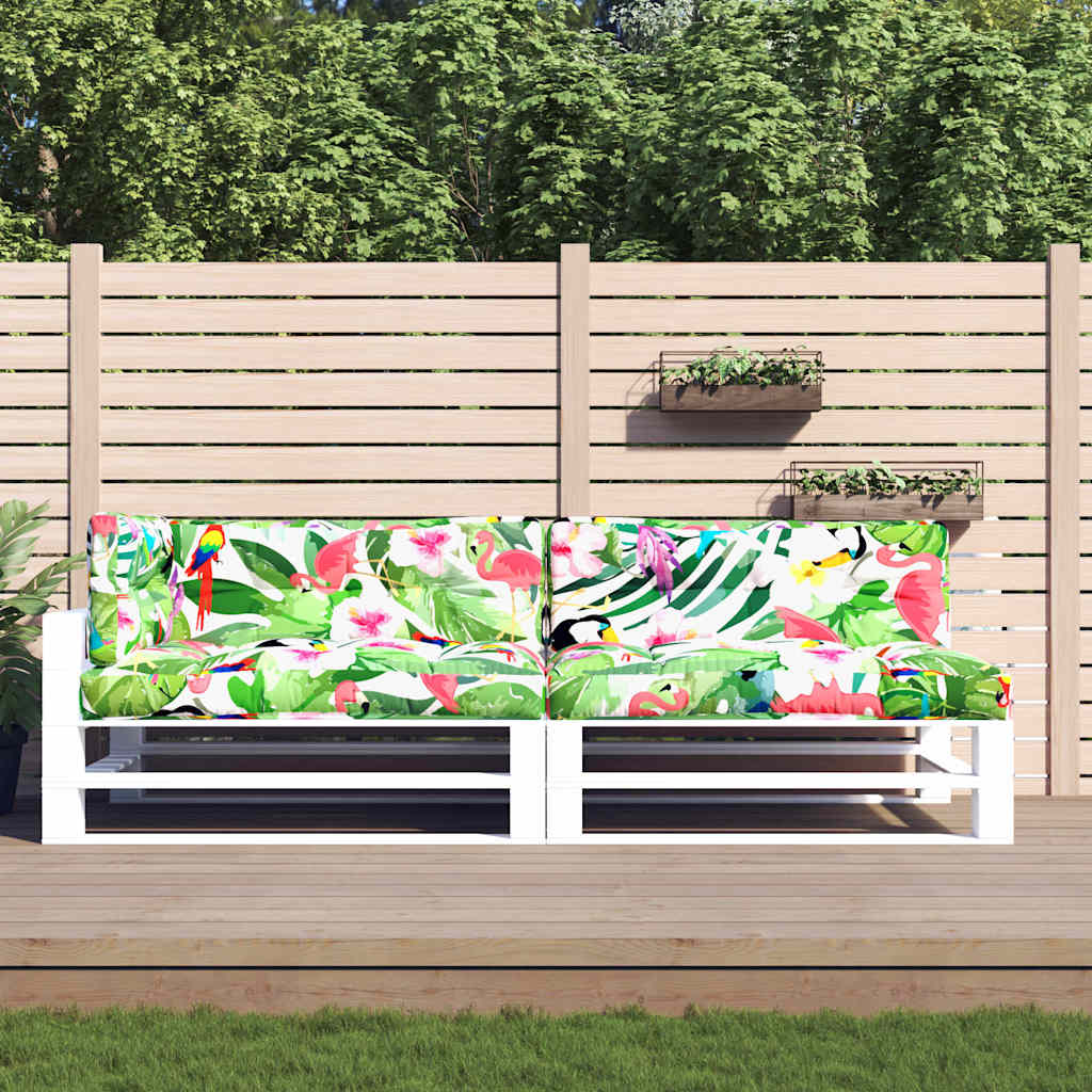 Palletkussens 5 st stof meerkleurig is nu te koop bij PeponiXL, paradijselijk wonen!