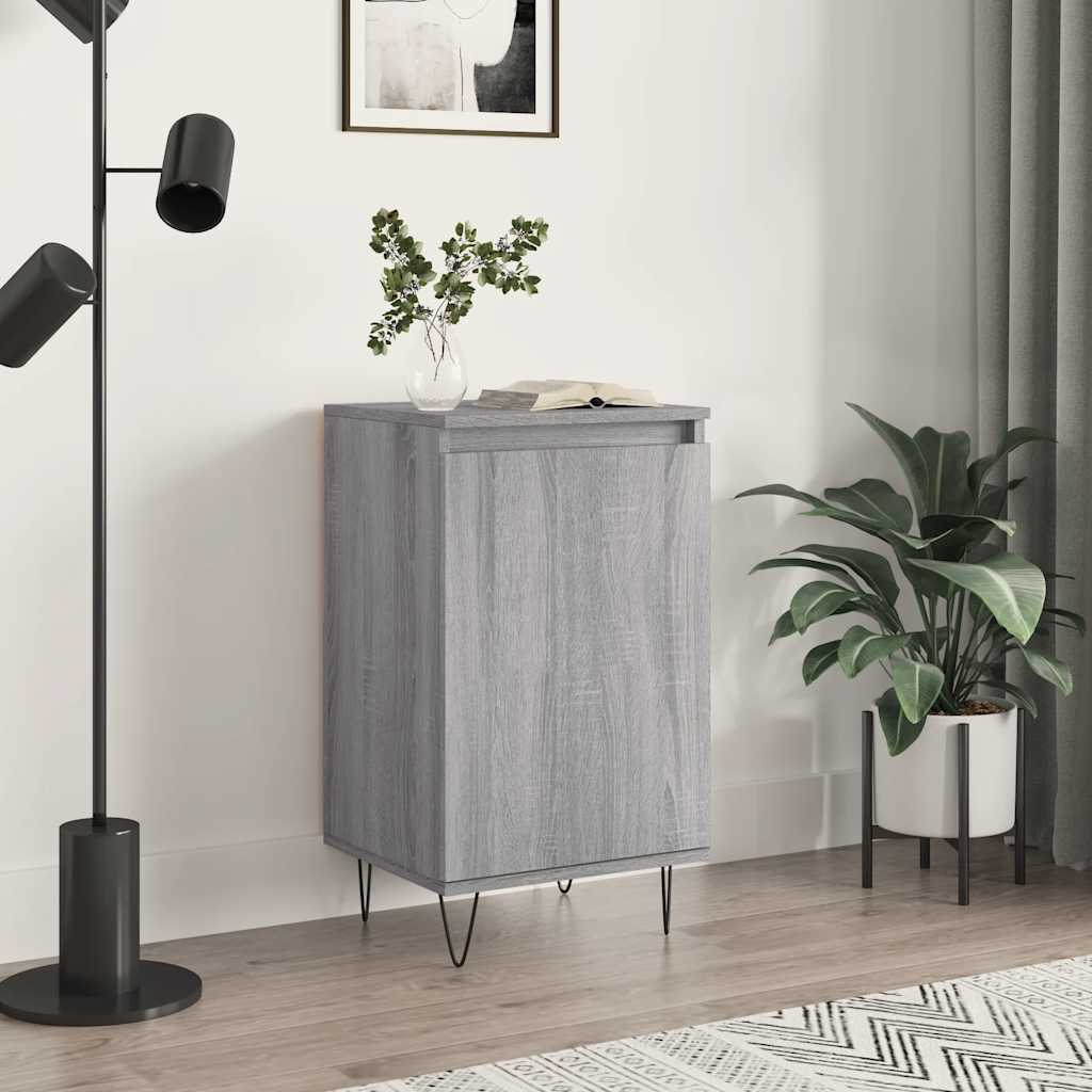 Dressoir 40x35x70 cm bewerkt hout grijs sonoma is nu te koop bij PeponiXL, paradijselijk wonen!