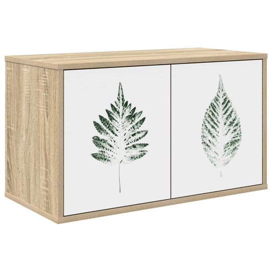 Wandgemonteerd tv-meubel HANAU 69 x 33 x 40 cm Sonoma Eiken is nu te koop bij PeponiXL, paradijselijk wonen!
