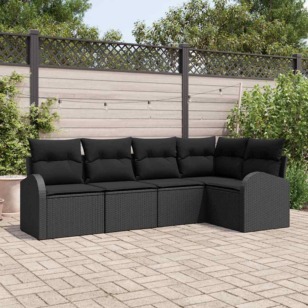 Bankstel met kussen Zwart Polyester is nu te koop bij PeponiXL, paradijselijk wonen!