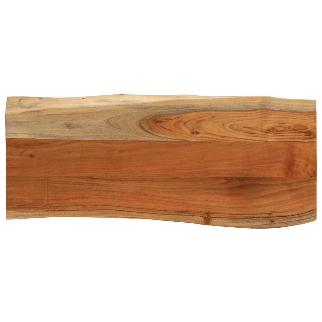 Tafelblad rechthoekig natuurlijke rand 90x40x3,8 cm acaciahout is nu te koop bij PeponiXL, paradijselijk wonen!
