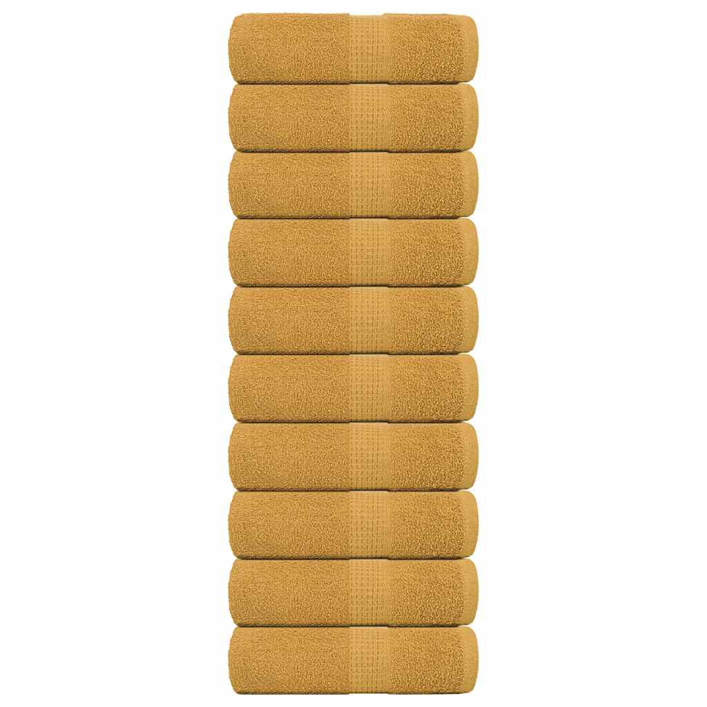 Gastendoekjes FROGN 10 st 30x50 cm 360 g/m² goud is nu te koop bij PeponiXL, paradijselijk wonen!
