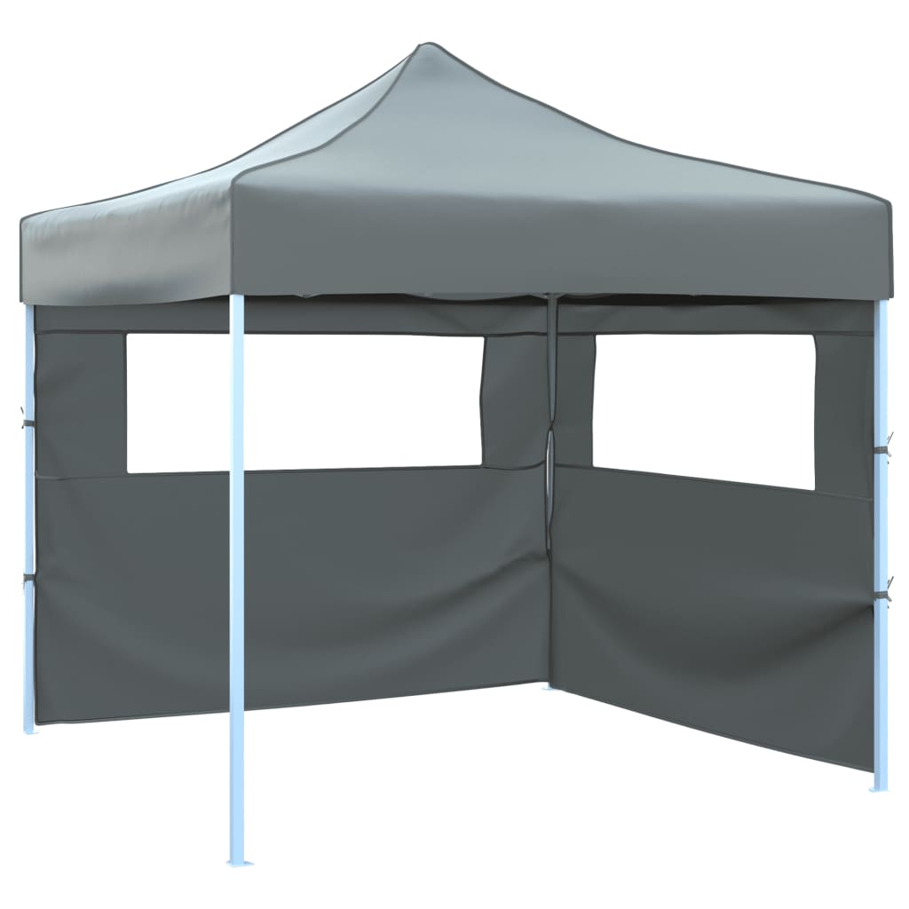 Vouwtent pop-up met 2 zijwanden 3x3 m antraciet is nu te koop bij PeponiXL, paradijselijk wonen!