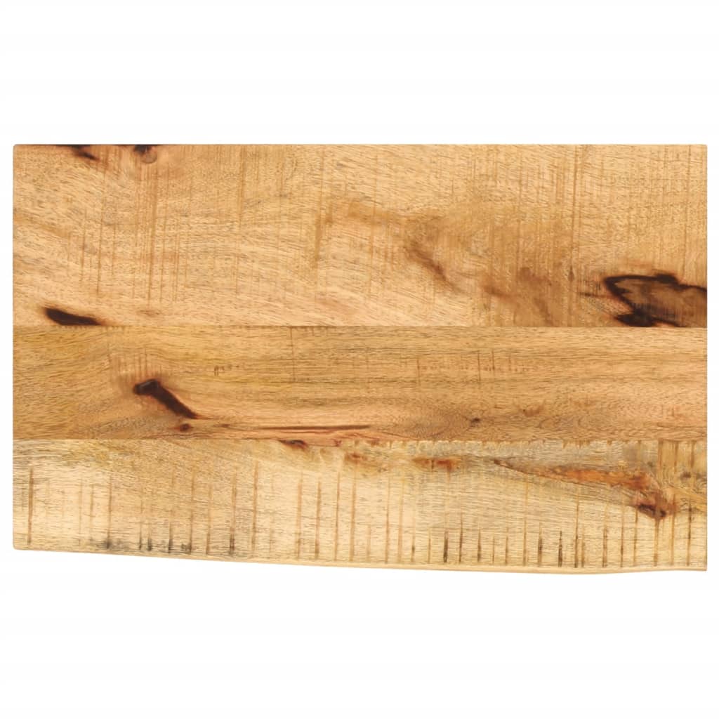 Tafelblad met natuurlijke rand 50x20x2,5 cm massief mangohout is nu te koop bij PeponiXL, paradijselijk wonen!