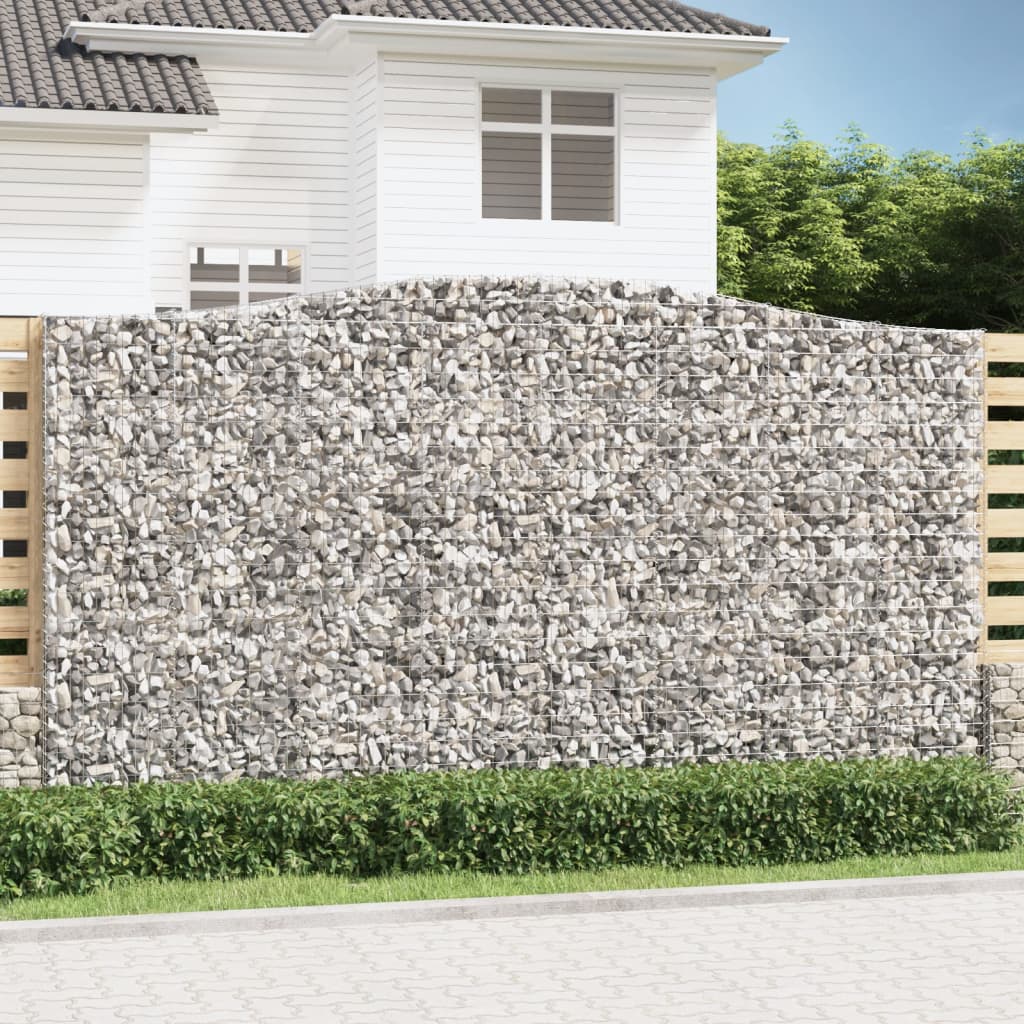 Schanskorf gewelfd 400x30x220/240 cm gegalvaniseerd ijzer is nu te koop bij PeponiXL, paradijselijk wonen!