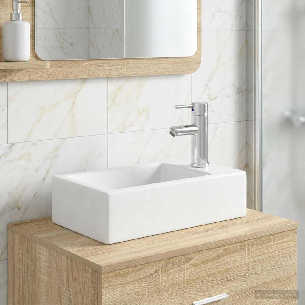 Badkamer Waskom Chroom 45,5 x 25,5 x 13 cm Metaal is nu te koop bij PeponiXL, paradijselijk wonen!