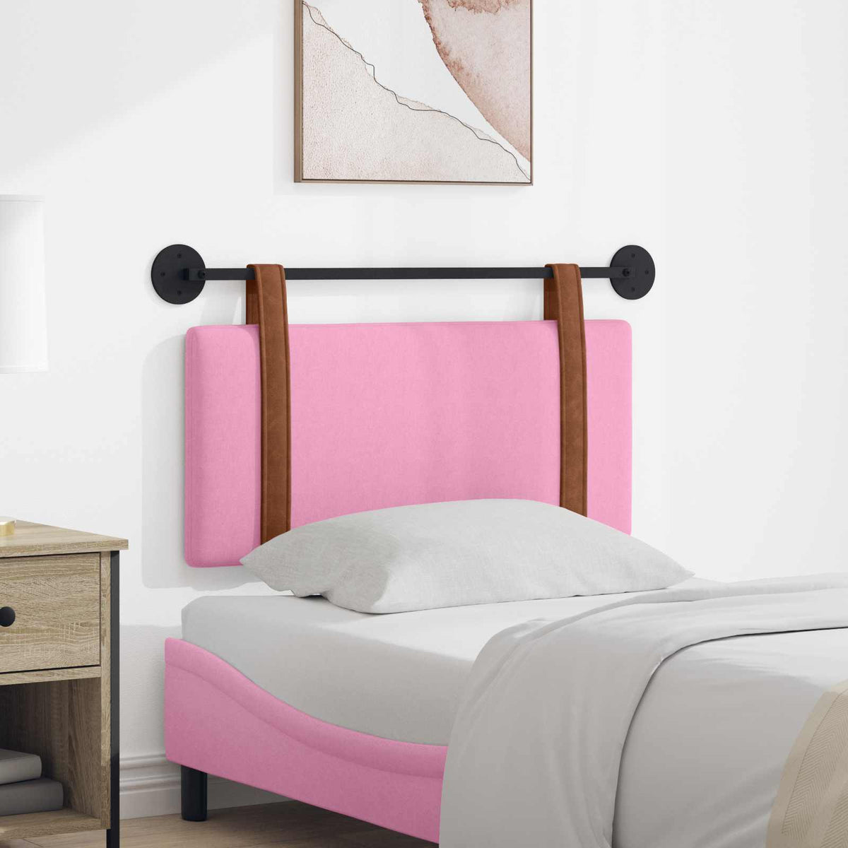 Hangend hoofdbord Roze Antiek PU is nu te koop bij PeponiXL, paradijselijk wonen!