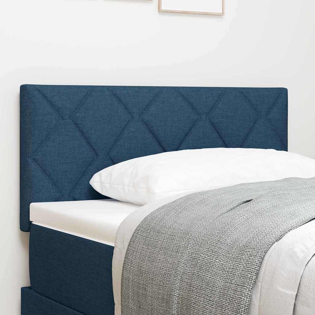 LED Hoofdbord Blauw 90 cm Stof is nu te koop bij PeponiXL, paradijselijk wonen!