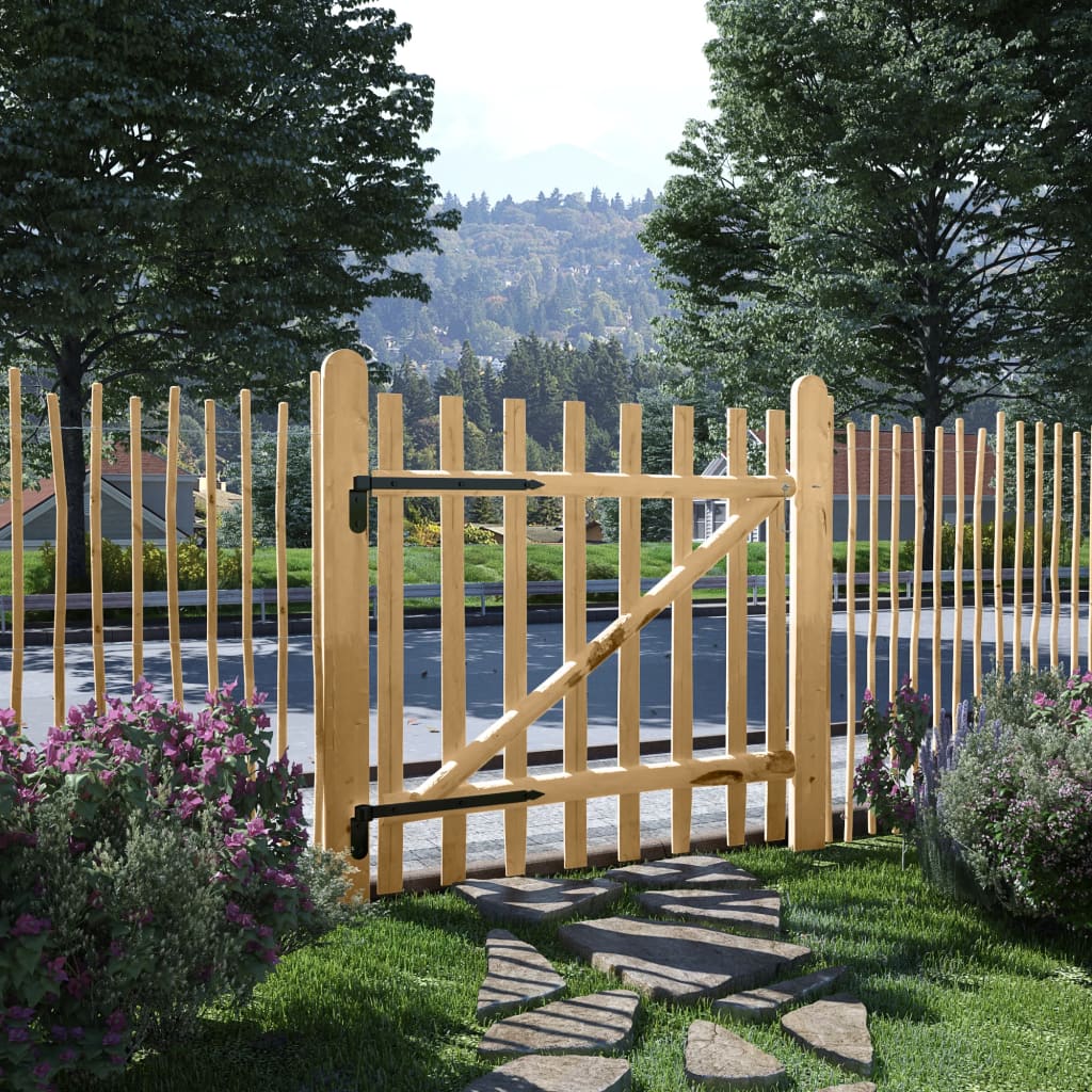 Poort enkel 100x100 cm hazelaarhout is nu te koop bij PeponiXL, paradijselijk wonen!