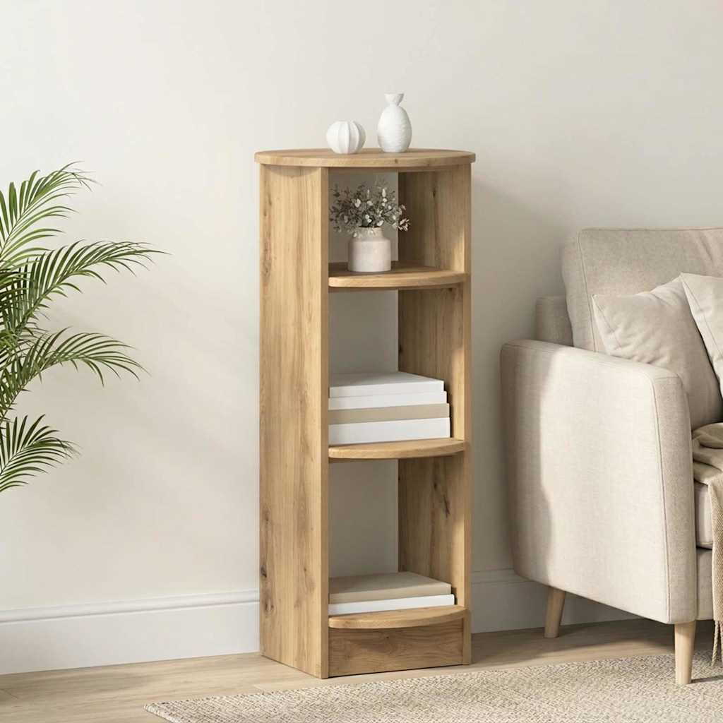 Bijzetkast Artisanaal eiken 40 x 40 x 100 cm Geconstrueerd hout is nu te koop bij PeponiXL, paradijselijk wonen!