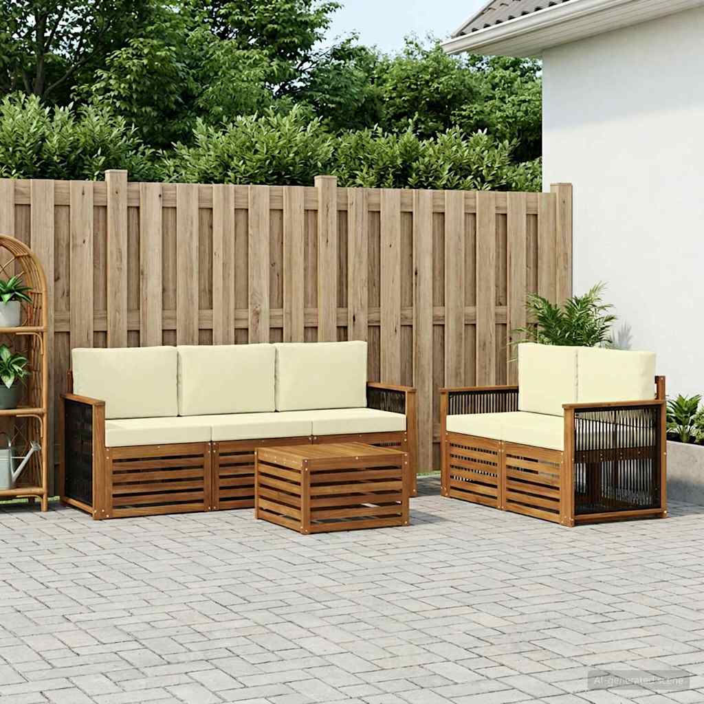 Sofa-Sets Massief Acaciahout is nu te koop bij PeponiXL, paradijselijk wonen!