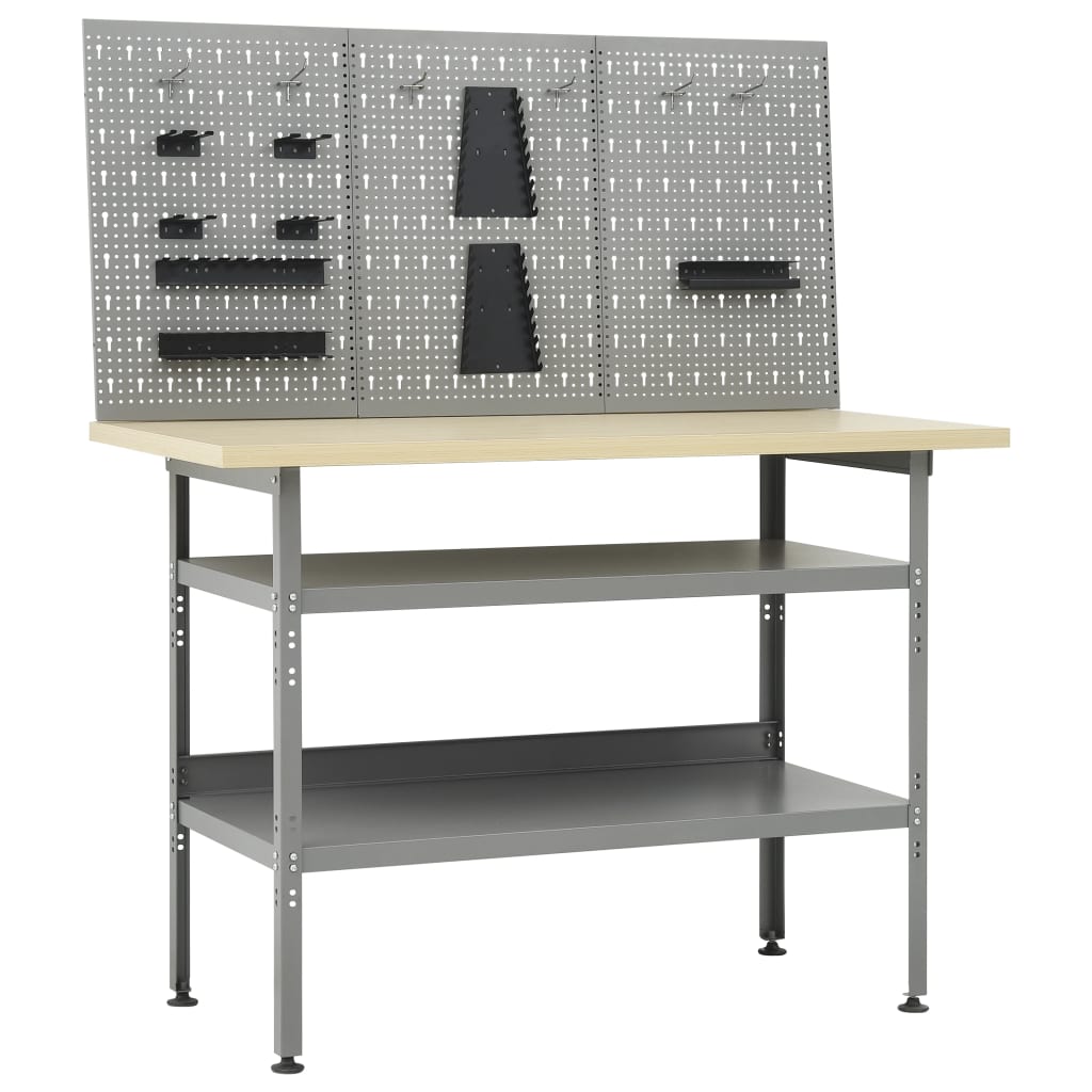 Werkbank met drie wandpanelen is nu te koop bij PeponiXL, paradijselijk wonen!