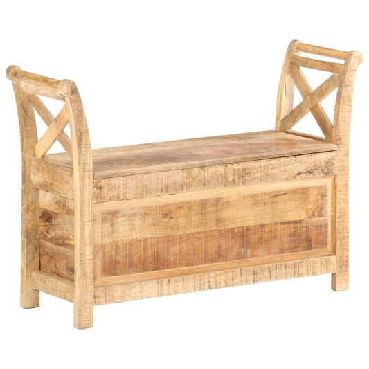 Halbankje 103x33x72 cm massief mangohout is nu te koop bij PeponiXL, paradijselijk wonen!