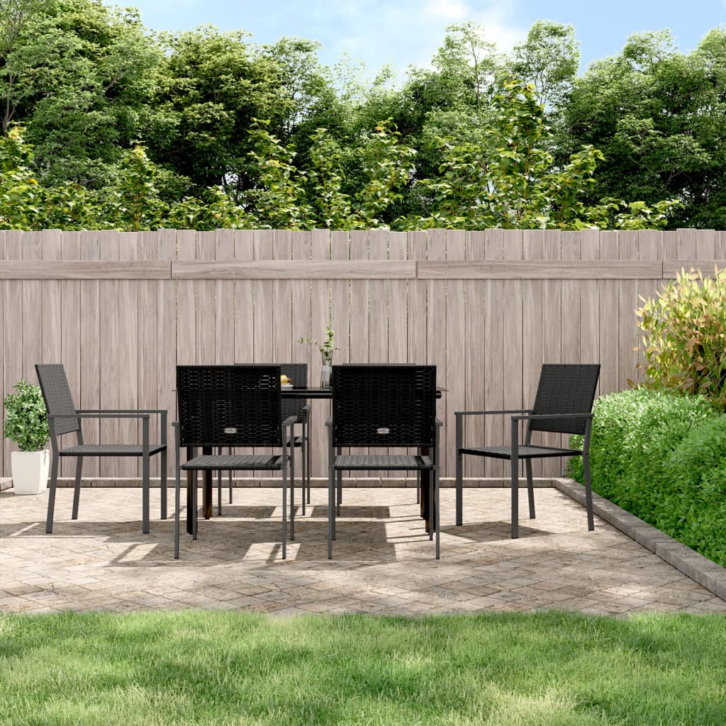 7-delige Tuinset poly rattan en staal is nu te koop bij PeponiXL, paradijselijk wonen!