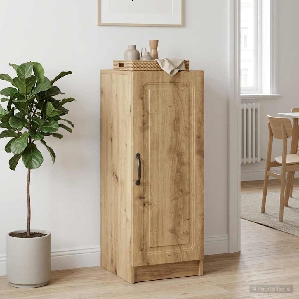 Dressoir Artisanaal eiken 33 x 34,5 x 87 cm Bewerkt hout is nu te koop bij PeponiXL, paradijselijk wonen!