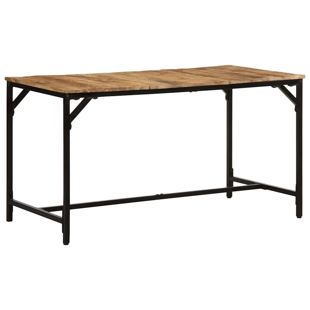 Eettafel 140x70x75 cm massief hout ruw mangohout is nu te koop bij PeponiXL, paradijselijk wonen!