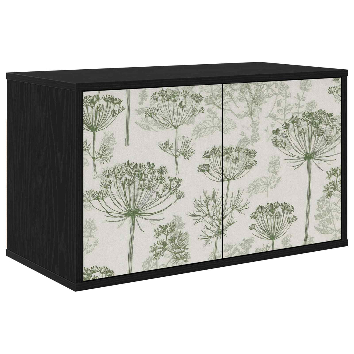Wandgemonteerd tv-meubel GOTHA 69 x 33 x 40 cm Zwart eiken is nu te koop bij PeponiXL, paradijselijk wonen!