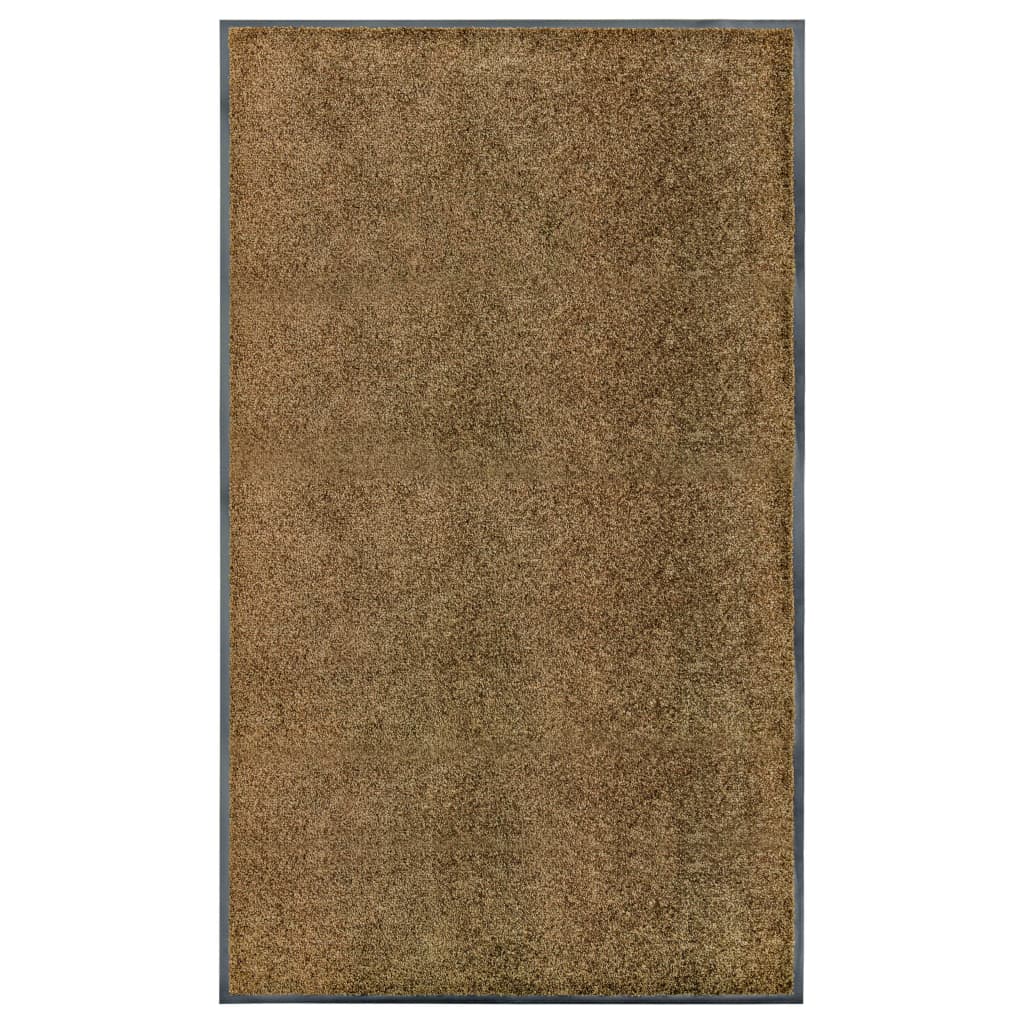 Deurmat wasbaar 90x150 cm bruin is nu te koop bij PeponiXL, paradijselijk wonen!