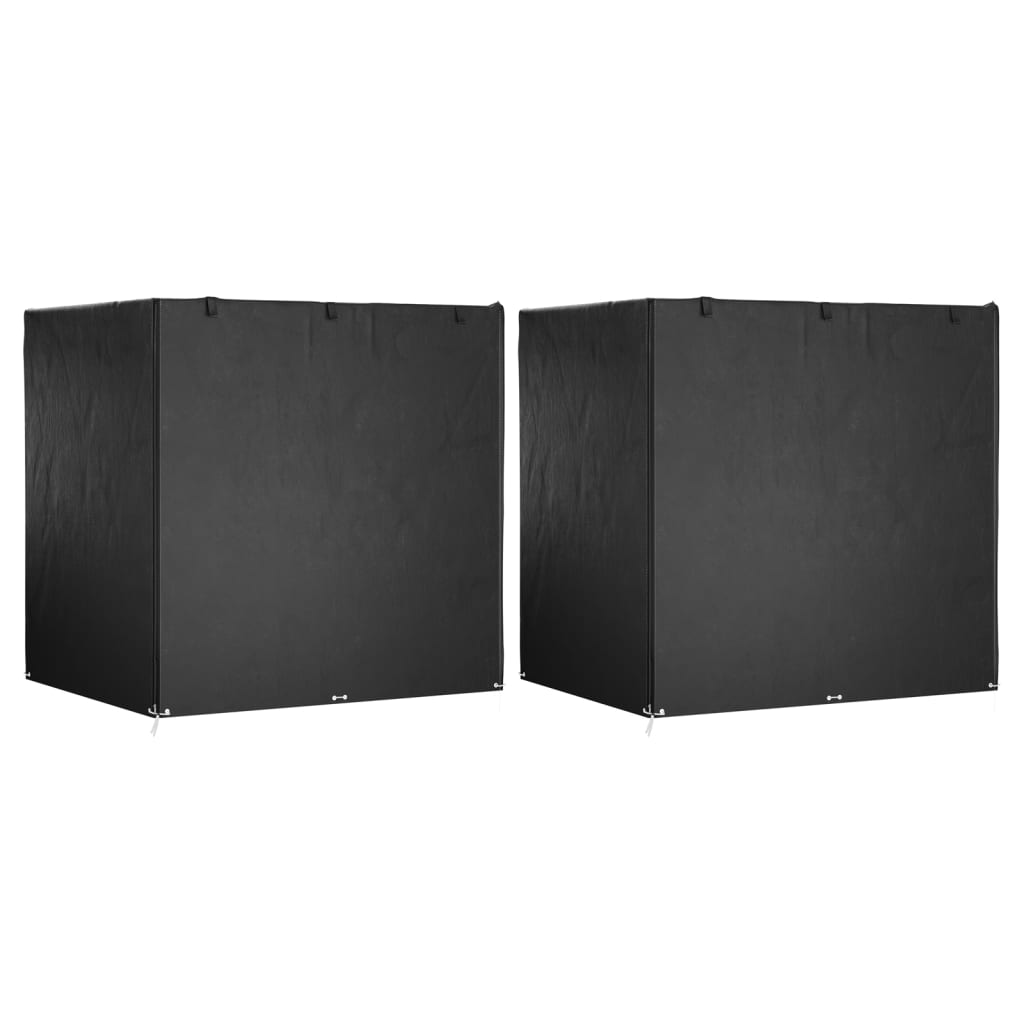 Schommelbankhoezen 2 st met 12 oogjes 220x177x220 cm polyetheen is nu te koop bij PeponiXL, paradijselijk wonen!