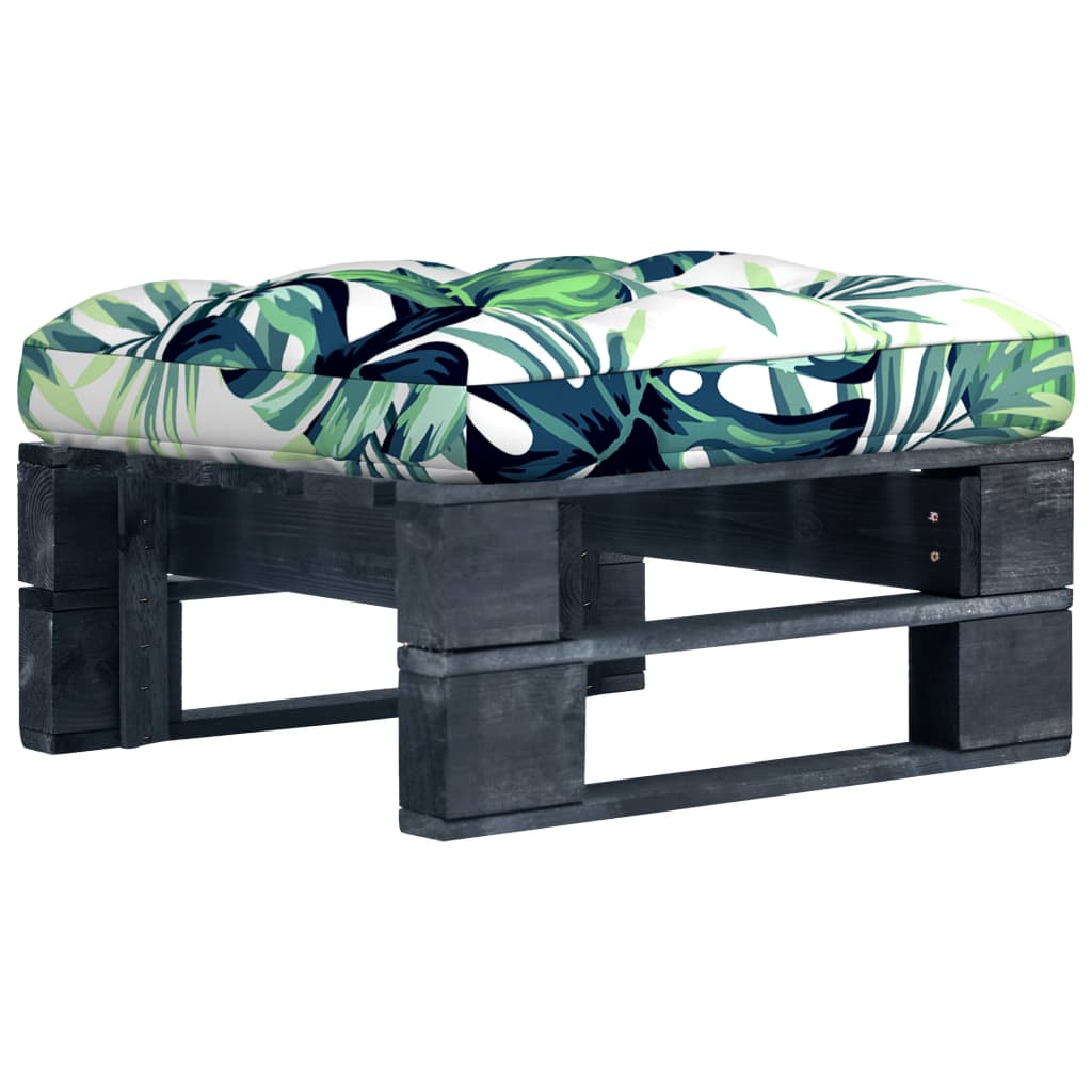 Tuinhocker pallet zwart geïmpregneerd grenenhout is nu te koop bij PeponiXL, paradijselijk wonen!
