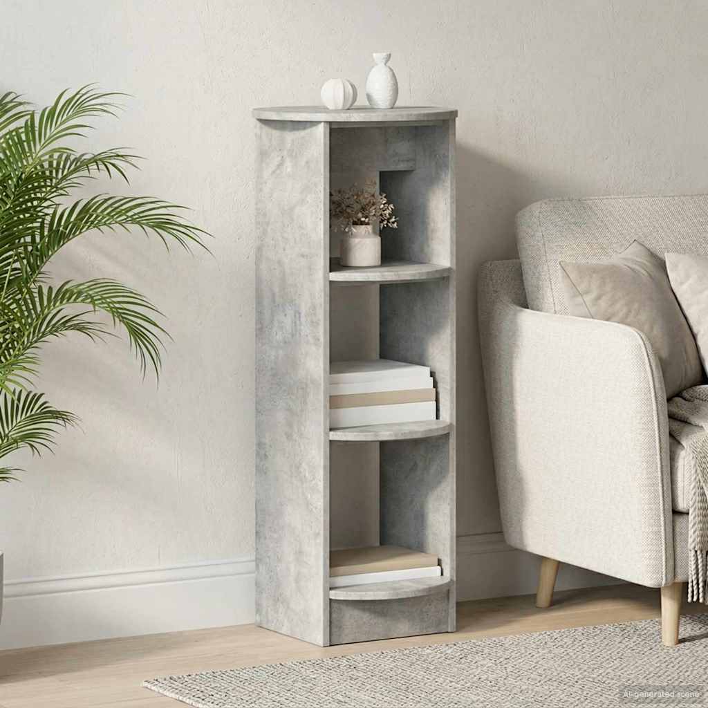 Bijzetkast Beton Grijs 40 x 40 x 100 cm Geconstrueerd hout is nu te koop bij PeponiXL, paradijselijk wonen!