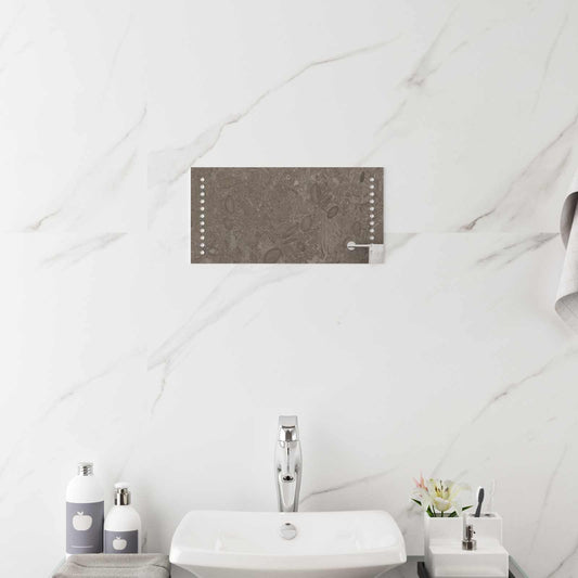LED Badkamer Spiegel Doorzichtig 40 x 20 cm gehard glas is nu te koop bij PeponiXL, paradijselijk wonen!