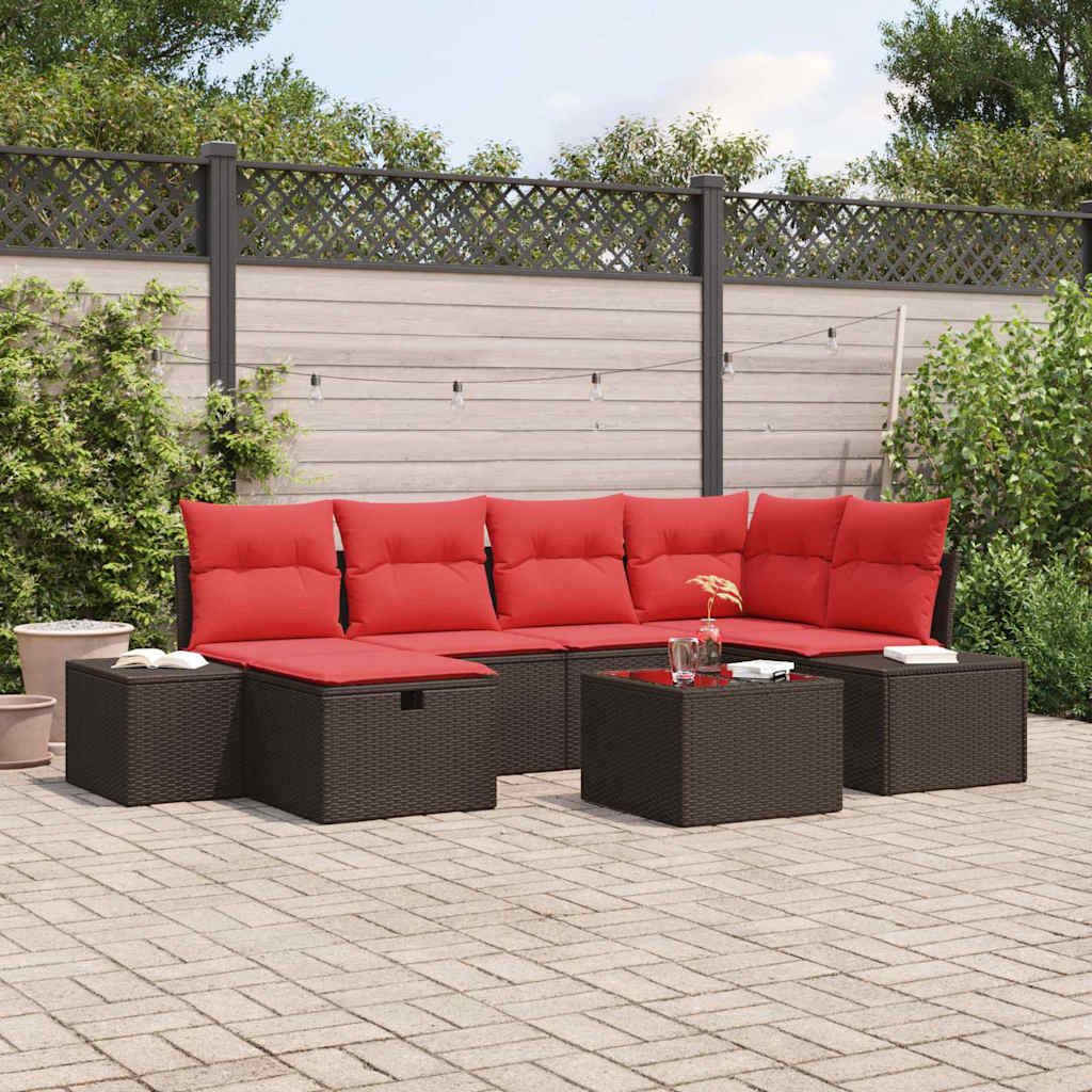 Bankstel 3 st poly rattan is nu te koop bij PeponiXL, paradijselijk wonen!