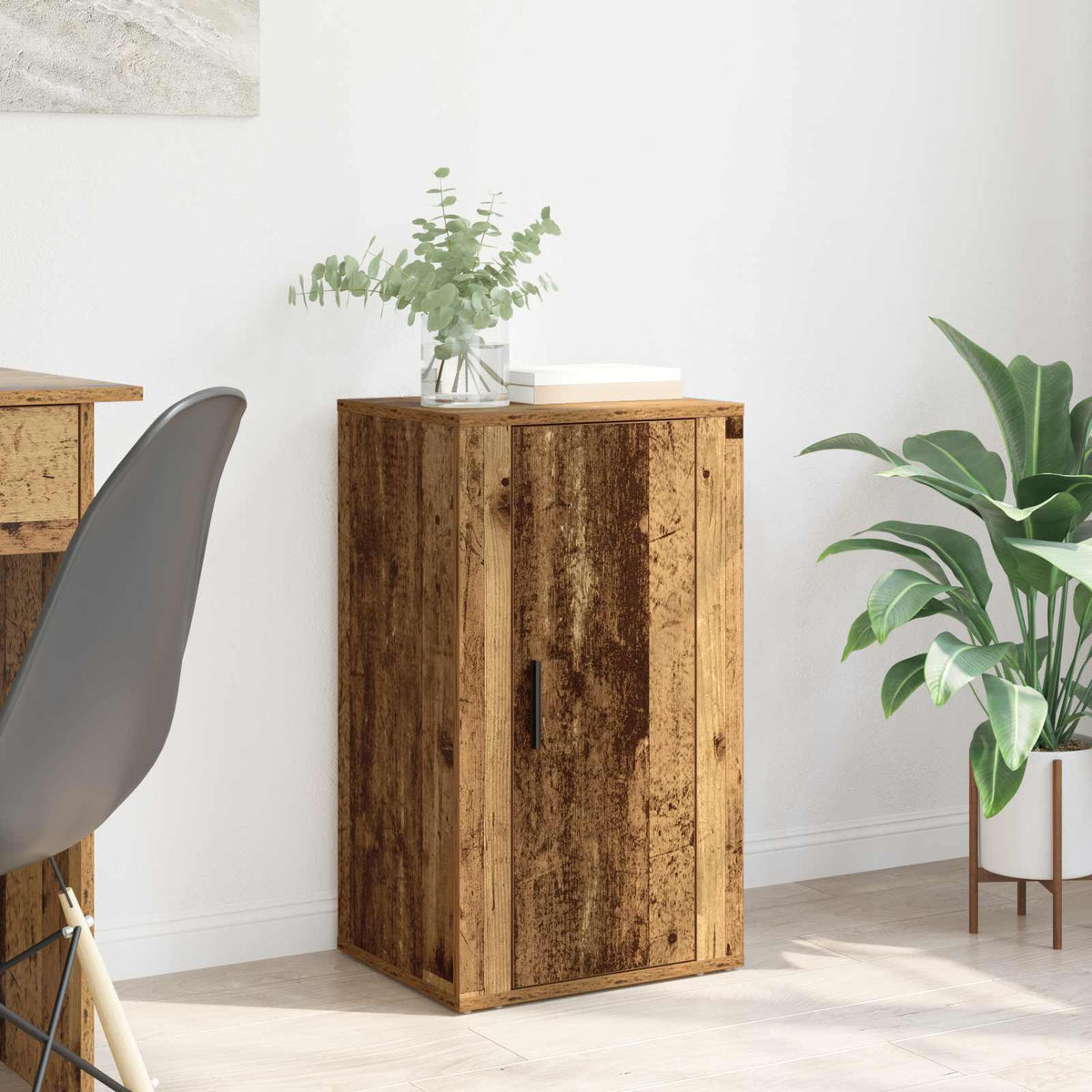 Dressoir Oudhout 40 x 33 x 70 cm Bewerkt hout is nu te koop bij PeponiXL, paradijselijk wonen!