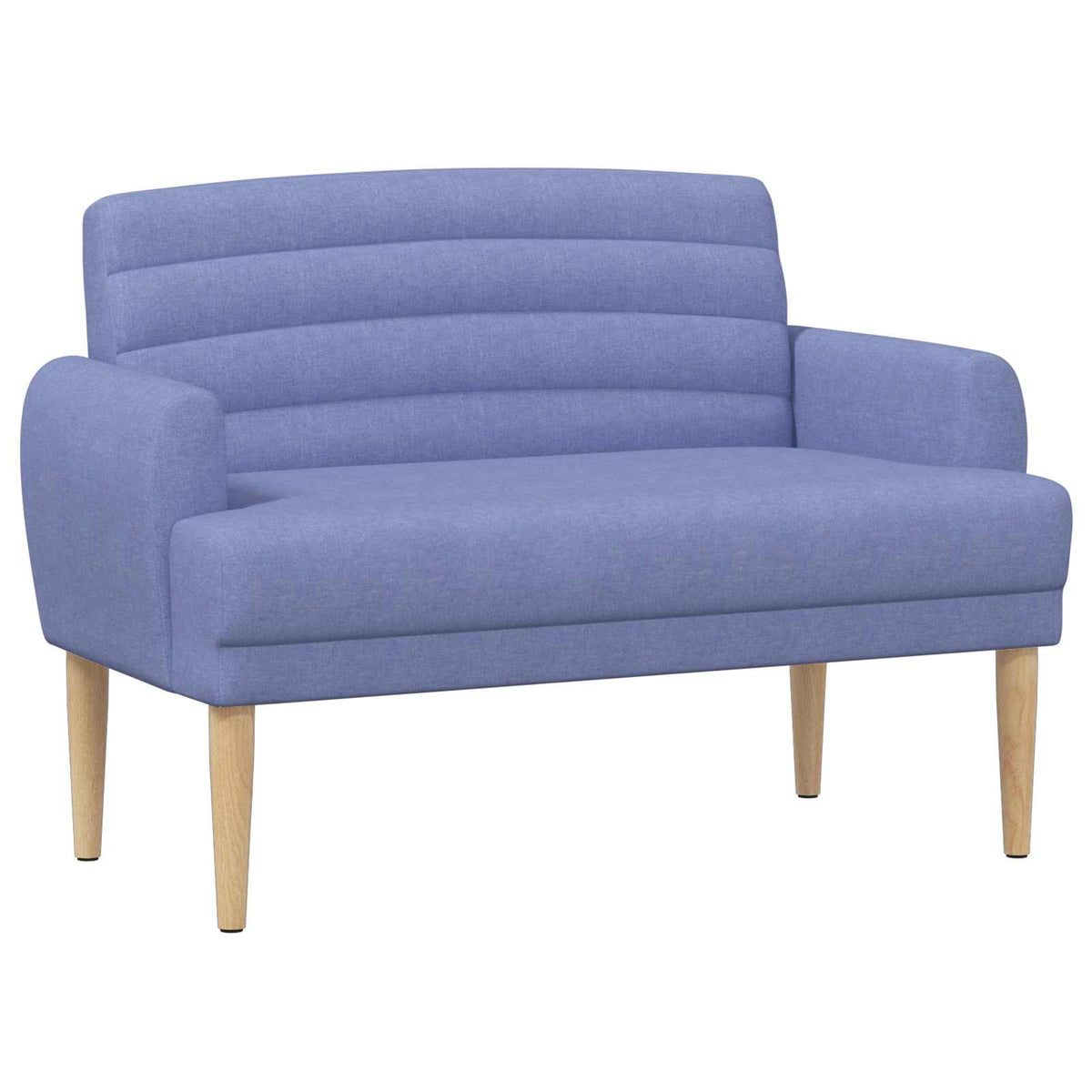 Loungebank met knopencomfort Jeans Blauw 116 x 67 x 80 cm Stof is nu te koop bij PeponiXL, paradijselijk wonen!