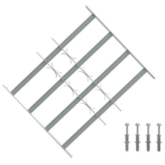 Beveiligingsrooster voor ramen met 4 kruisbalken 3 pcs is nu te koop bij PeponiXL, paradijselijk wonen!