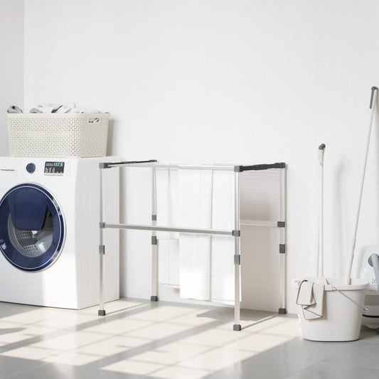 Droogrek 83x(50-55)x(40-85) cm aluminium is nu te koop bij PeponiXL, paradijselijk wonen!