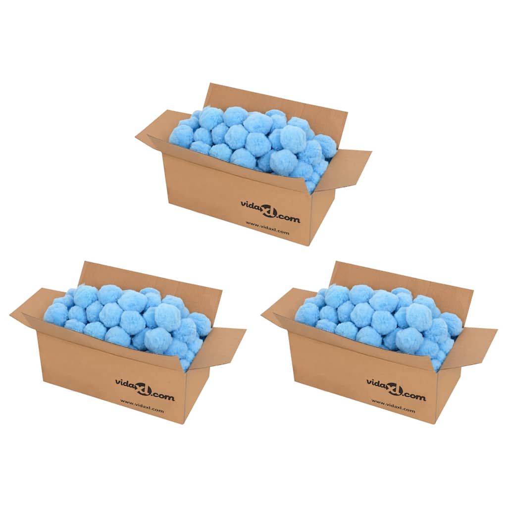 Zwembadfilterbolletjes antibacterieel 2100 g polyetheen blauw is nu te koop bij PeponiXL, paradijselijk wonen!