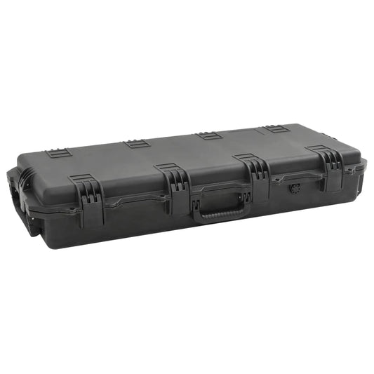 Flightcase draagbaar 100,5x42x17 cm PP zwart is nu te koop bij PeponiXL, paradijselijk wonen!