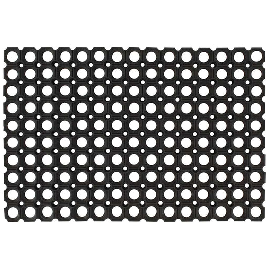 Deurmat rechthoekig 60x80 cm rubber is nu te koop bij PeponiXL, paradijselijk wonen!