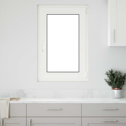 Kelderraam RISOR 60 x 90 cm PVC en glas Wit is nu te koop bij PeponiXL, paradijselijk wonen!