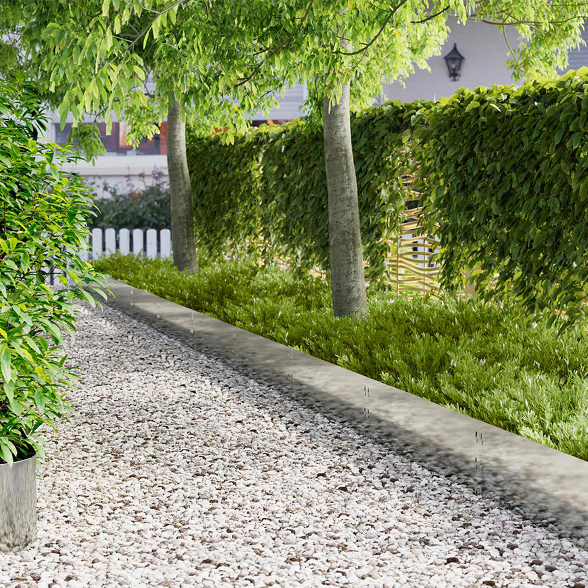Gazonrand 30 pcs 100 x 30 cm Staal Zilverkleurig is nu te koop bij PeponiXL, paradijselijk wonen!