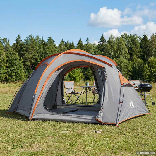 Trekkingtent met regenhoes waterdicht 3-persoons is nu te koop bij PeponiXL, paradijselijk wonen!