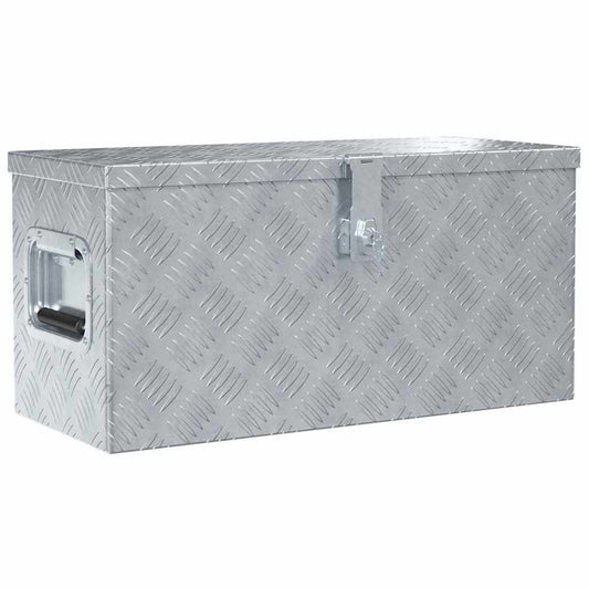 Aluminium kist 61,5x26,5x30 cm zilverkleurig is nu te koop bij PeponiXL, paradijselijk wonen!