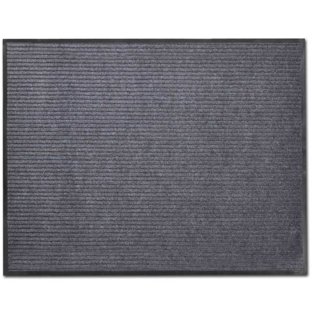 Deurmat 120x180 cm PVC grijs is nu te koop bij PeponiXL, paradijselijk wonen!
