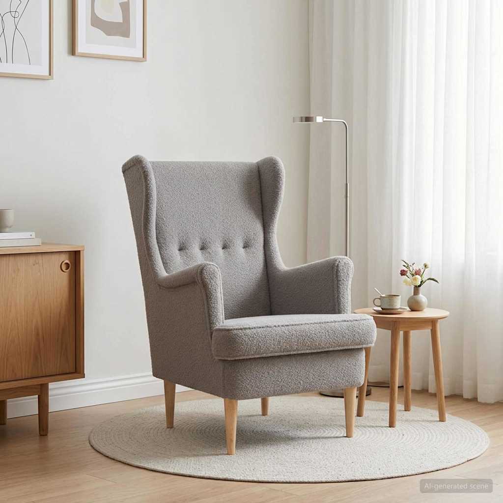 Fauteuil Lichtgrijs Stof is nu te koop bij PeponiXL, paradijselijk wonen!