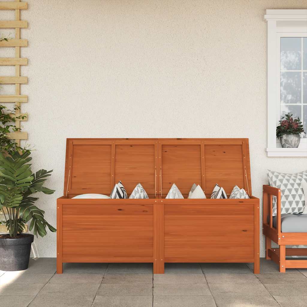 Tuinbox 150x50x56,5 cm massief vurenhout bruin is nu te koop bij PeponiXL, paradijselijk wonen!